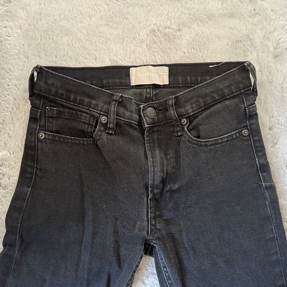 Everlane Midrise Black Jeans